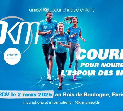 Courez avec l'UNICEF : 10km pour soutenir les programmes de nutrition